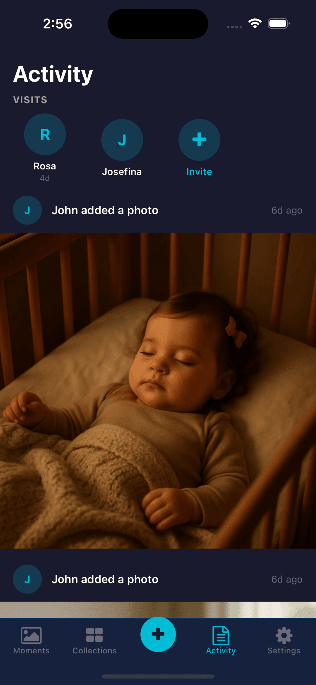 Activity feed