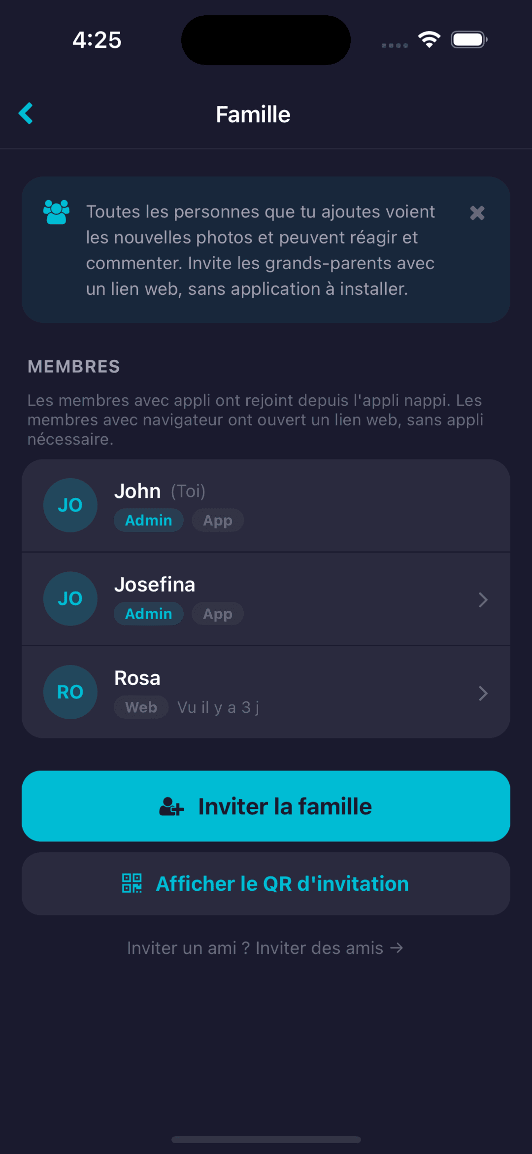 Family members